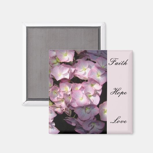 Faith, Hope, Love magnet (Voorkant / Achterkant)