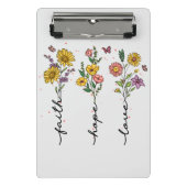 Faith-Hope-Love Mini Klembord (Voorkant)