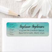 Faith Hope Love Modern Waterverf Etiket (Insitu)