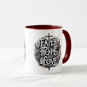 Faith, Hope & Love Mok (Voorkant rechts)