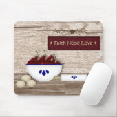 Faith Hope Love Mousepad Muismat (Met muis)