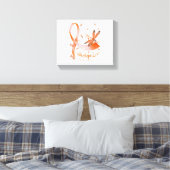 Faith Hope Love MS Awareness Dragonfly Canvas Afdruk (Insitu (Slaapkamer))