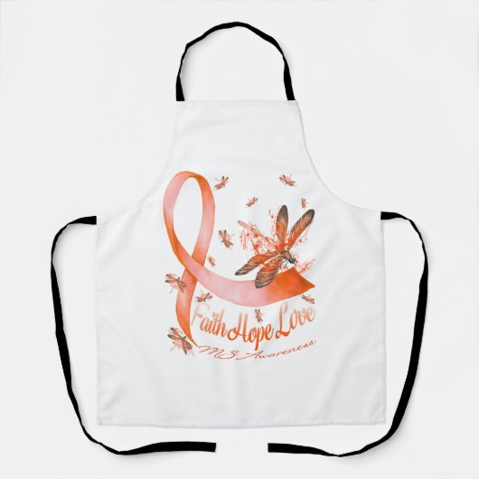 Faith Hope Love MS Awareness Dragonfly Schort (Voorkant)