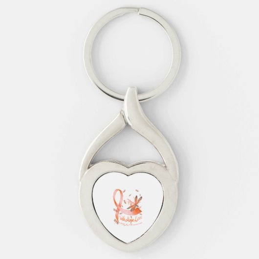 Faith Hope Love MS Awareness Dragonfly Sleutelhanger (Voorkant)