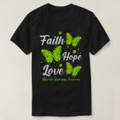 Faith Hope Love Muscular Dystrophy Awareness Butte T-shirt (Design voorkant)