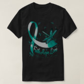 Faith Hope Love Myasthenia Gravis Awareness Dragon T-shirt (Design voorkant)