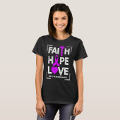 Faith Hope Love NICU Awareness T-shirt (Voorkant volledig)
