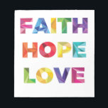 FAITH HOPE LOVE NOTITIEBLOK<br><div class="desc">FAITH HOPE LOVE 1 CORINTHIANS 13:13 BIBLE VERSE IN DIGITAL GRAPHIC TYPOGRAPHY</div>