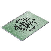 Faith Hope Love Notitieboek (Linkerzijde)