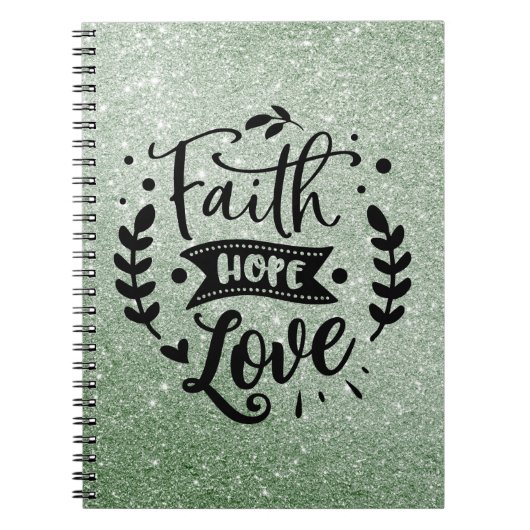 Faith Hope Love Notitieboek (Voorkant)