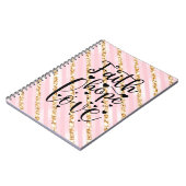 Faith Hope Love Notitieboek (Linkerzijde)