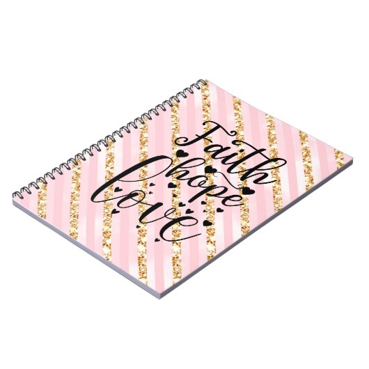Faith Hope Love Notitieboek (Linkerzijde)