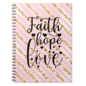 Faith Hope Love Notitieboek (Voorkant)