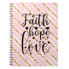 Faith Hope Love Notitieboek