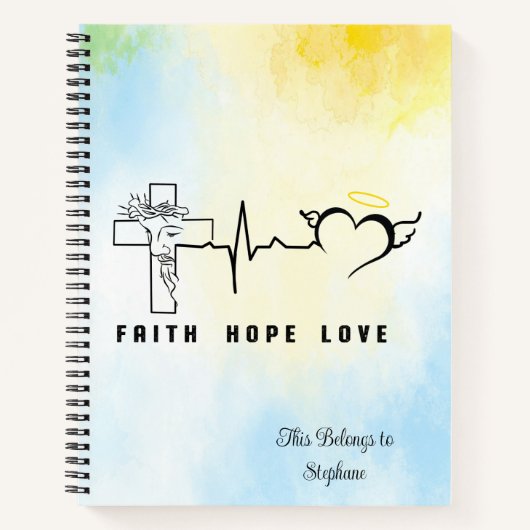 Faith Hope Love Notitieboek (Voorkant)