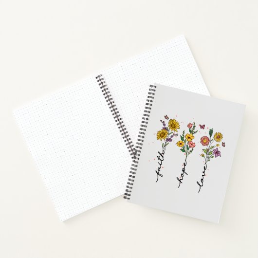 Faith-Hope-Love Notitieboek (Binnen)