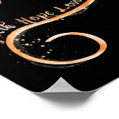 Faith Hope Love Oranje Ribbon Leukemia Awareness Poster (Hoek)