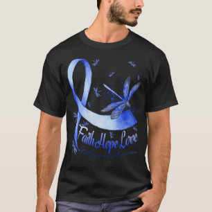 Faith Hope Love Osteogenesis Awareness Dragonfly T-shirt