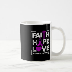 Faith Hope Love Overdosis Bewustheid Christelijke Koffiemok