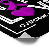 Faith Hope Love Overdosis Bewustheid Christelijke  Poster (Hoek)