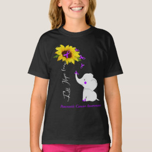 Faith Hope Love Pancreatic Cancer Awareness T-shirt