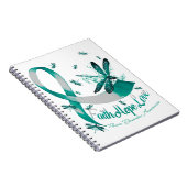 Faith Hope Love Panic Disorder Awareness Dragonfly Notitieboek (Rechterzijde)