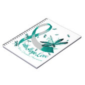 Faith Hope Love Panic Disorder Awareness Dragonfly Notitieboek (Linkerzijde)