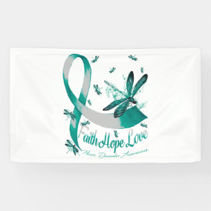 Faith Hope Love Panic Disorder Awareness Dragonfly Spandoek