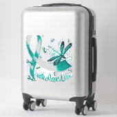 Faith Hope Love Panic Disorder Awareness Dragonfly Sticker (Koffer)