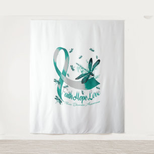 Faith Hope Love Panic Disorder Awareness Dragonfly Wandkleed