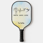 Faith Hope Love Pickleball Paddle (Voorkant)