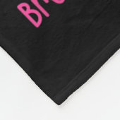 Faith Hope Love Pink Ribbon Breast Cancer Awarenes Fleece Deken (Hoek)