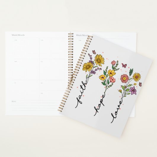 Faith-Hope-Love Planner (Display)