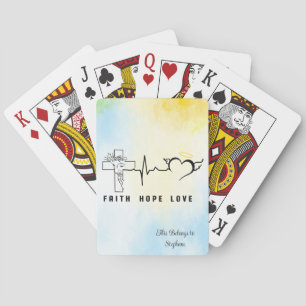Faith Hope Love Pokerkaarten