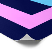 Faith Hope Love Positief kleurrijk Poster (Hoek)