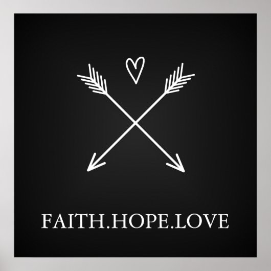 Faith, Hope Love Poster (Voorkant)