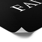 Faith, Hope Love Poster (Hoek)