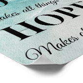 Faith, Hope, Love Poster (Hoek)