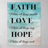 Faith, Hope, Love Poster (Voorkant)