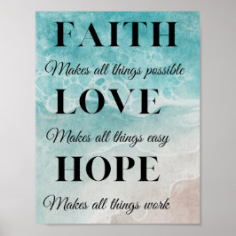 Faith, Hope, Love Poster