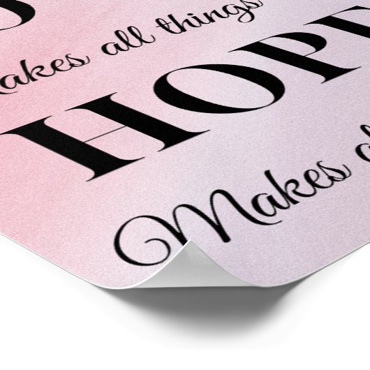 Faith, Hope, Love Poster (Hoek)