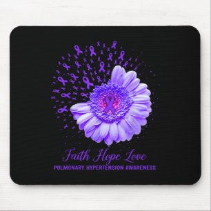 Faith Hope Love Pulmonaire Hypertensie Bewustheid Muismat