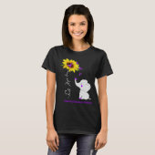 Faith Hope Love Pulmonaire Hypertensie Bewustheid T-shirt (Voorkant volledig)