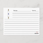 Faith Hope Love Recipe Cards Briefkaart (Achterkant)