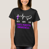 Faith Hope Love Retinitis Pigmentosa Awareness T-shirt (Voorkant)