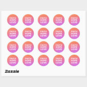 Faith Hope Love Ronde Sticker (Vel)