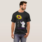 Faith Hope Love Sarcoidose Awareness T-shirt (Voorkant volledig)