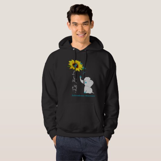 Faith Hope Love Scleroderma Awareness Hoodie (Voorkant volledig)