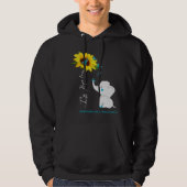 Faith Hope Love Scleroderma Awareness Hoodie (Voorkant)