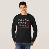 Faith Hope Love Sepsis Awareness T-shirt (Voorkant volledig)